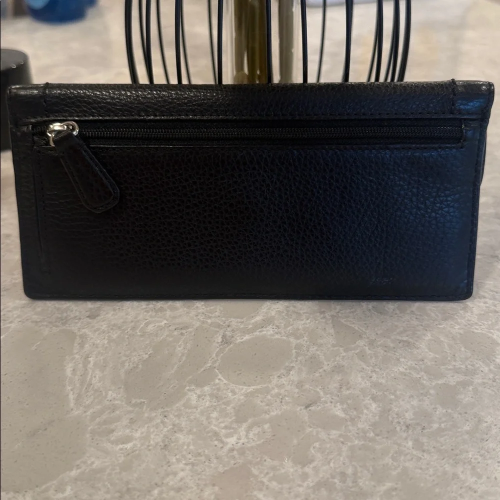 Coach leather flap wallet - Picture 2 of 6